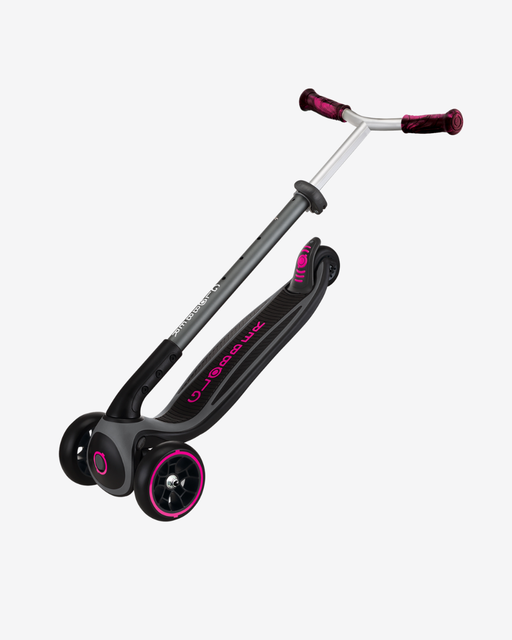 Globber Master Prime 3 Wheel Kids Scooter | Neon Pink