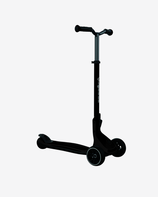 Globber Ultimum 3 Wheel Kids Scooter | Black / Charcoal Grey