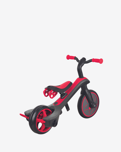 Globber Explorer Trike 4 in 1 | Red