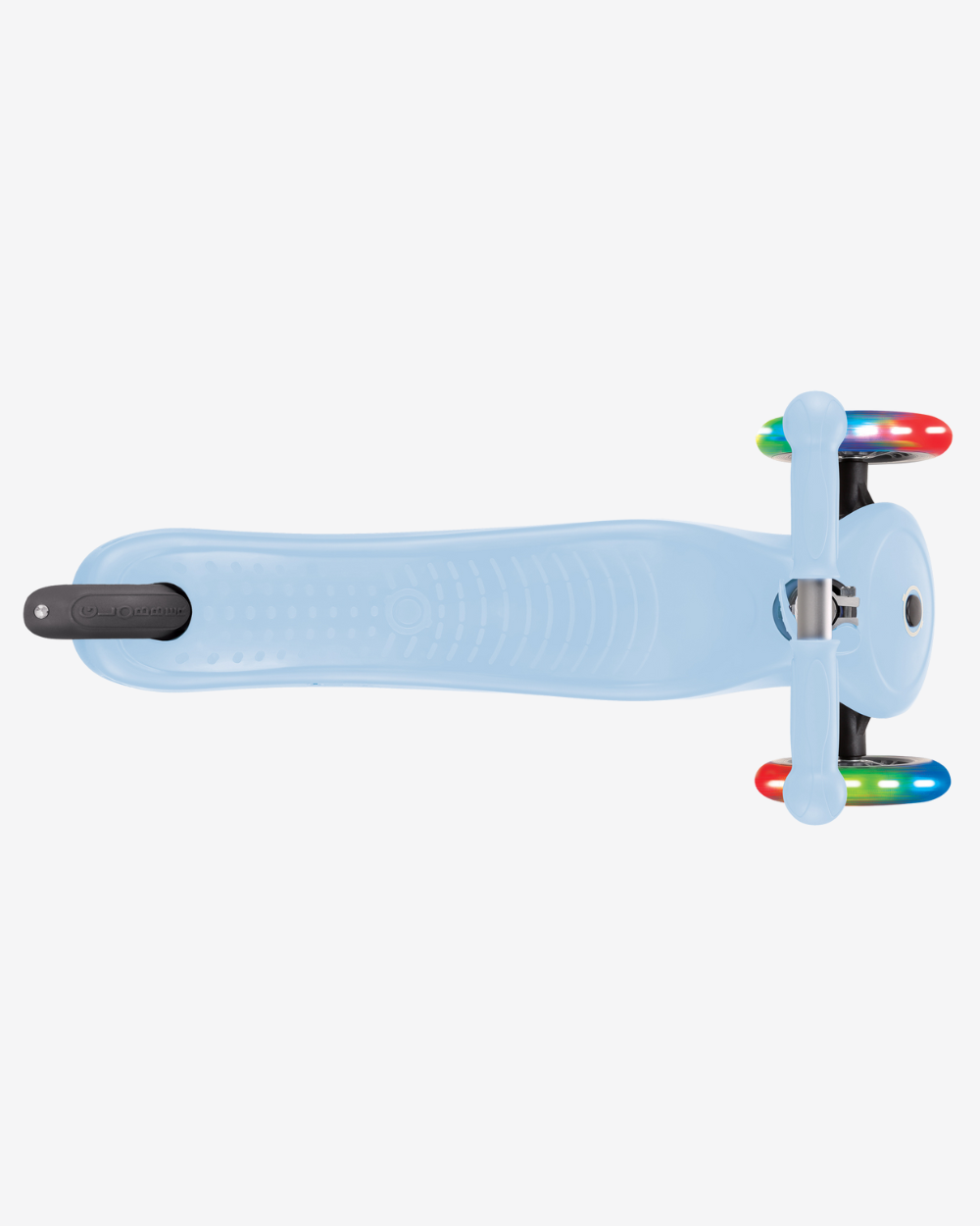 Globber Go Up Sporty 3 Wheel Kids Convertible Scooter | Light Up Pastel Blue