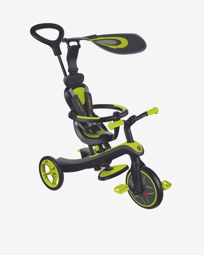 Globber Explorer Trike 4 in 1 | Lime Green