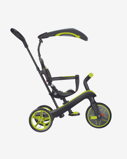Globber Explorer Trike 4 in 1 | Lime Green