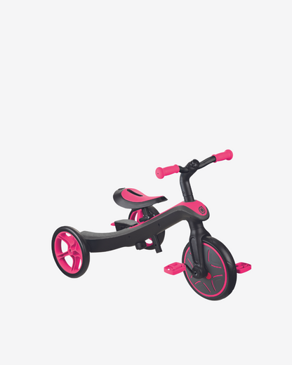 Globber Explorer Trike 4 in 1 | Fuchsia Pink