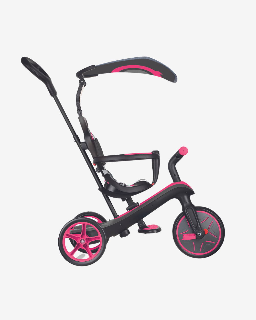 Globber Explorer Trike 4 in 1 | Fuchsia Pink