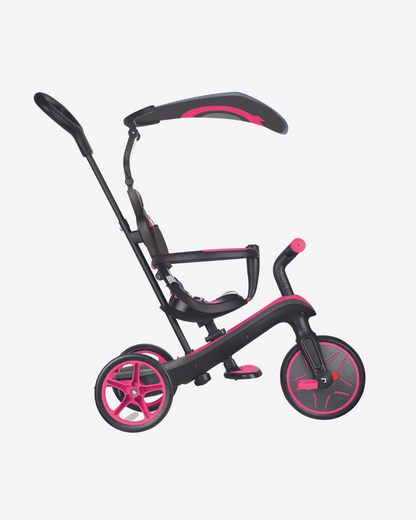 Globber Explorer Trike 4 in 1 | Fuchsia Pink