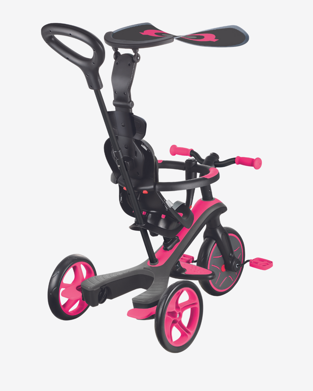 Globber Explorer Trike 4 in 1 | Fuchsia Pink