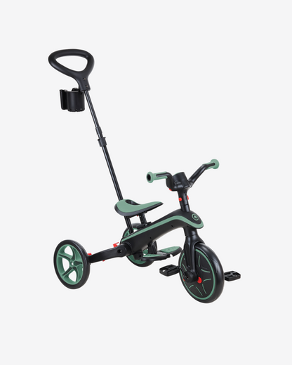 Globber Explorer Trike 4 in 1 Foldable | Olive