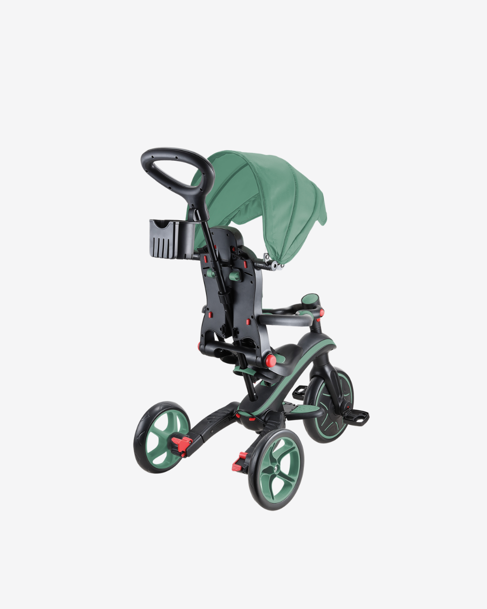 Globber Explorer Trike 4 in 1 Foldable | Olive