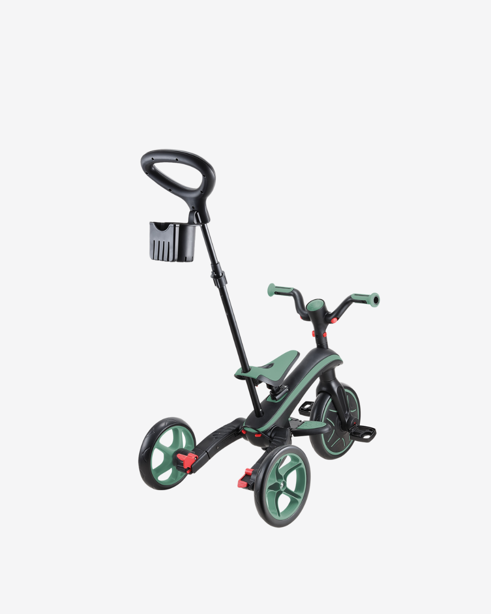 Globber Explorer Trike 4 in 1 Foldable | Olive