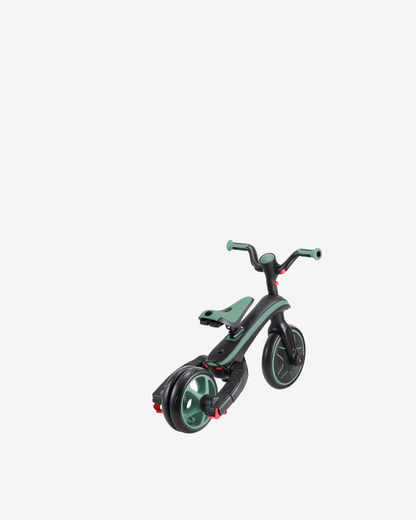 Globber Explorer Trike 4 in 1 Foldable | Olive
