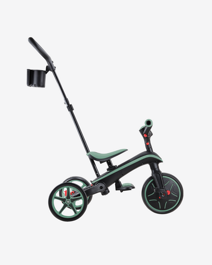 Globber Explorer Trike 4 in 1 Foldable | Olive