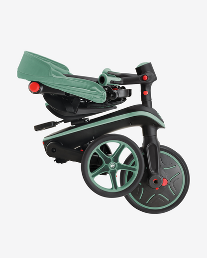 Globber Explorer Trike 4 in 1 Foldable | Olive