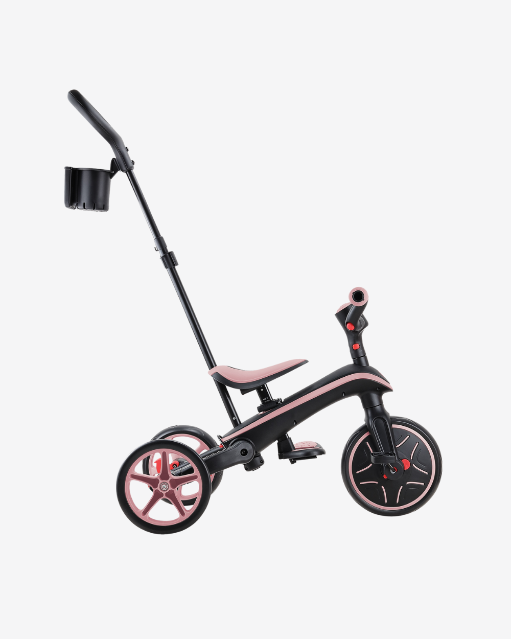 Globber Explorer Trike 4 in 1 Foldable | Deep Pastel Pink