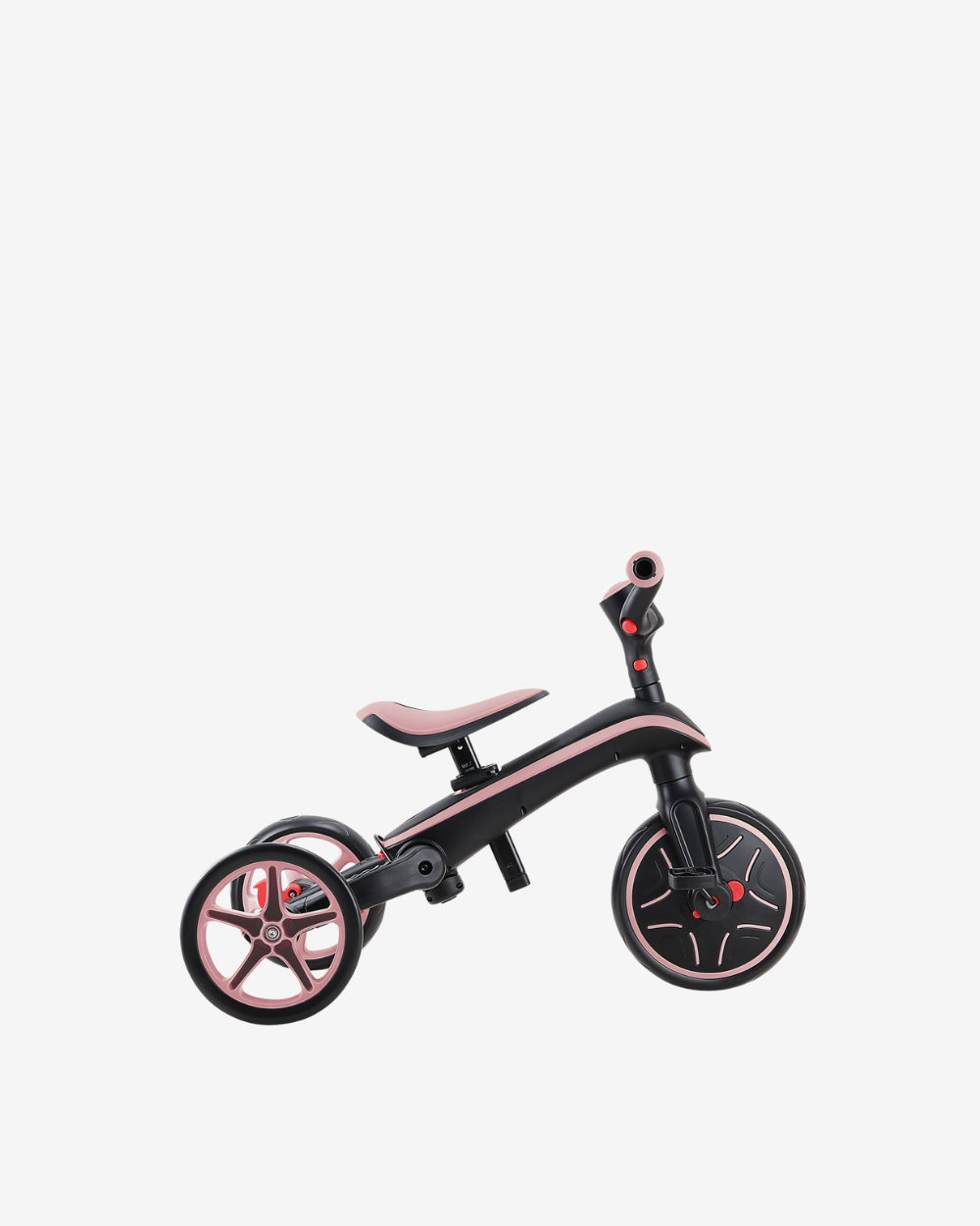 Globber Explorer Trike 4 in 1 Foldable | Deep Pastel Pink
