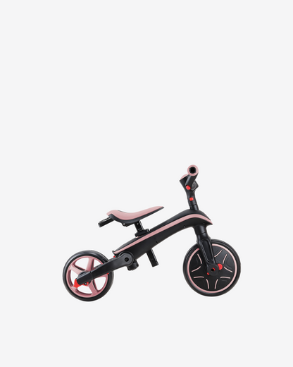 Globber Explorer Trike 4 in 1 Foldable | Deep Pastel Pink