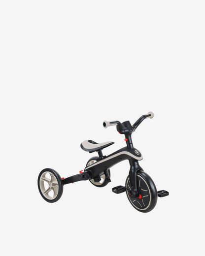 Globber Explorer Trike 4 in 1 Foldable | Taupe