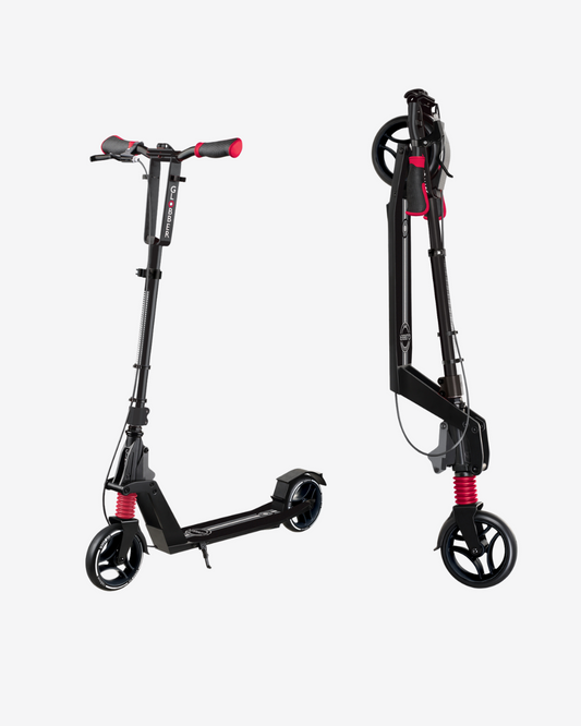 Globber ONE K165 BR Scooter | Black / Red