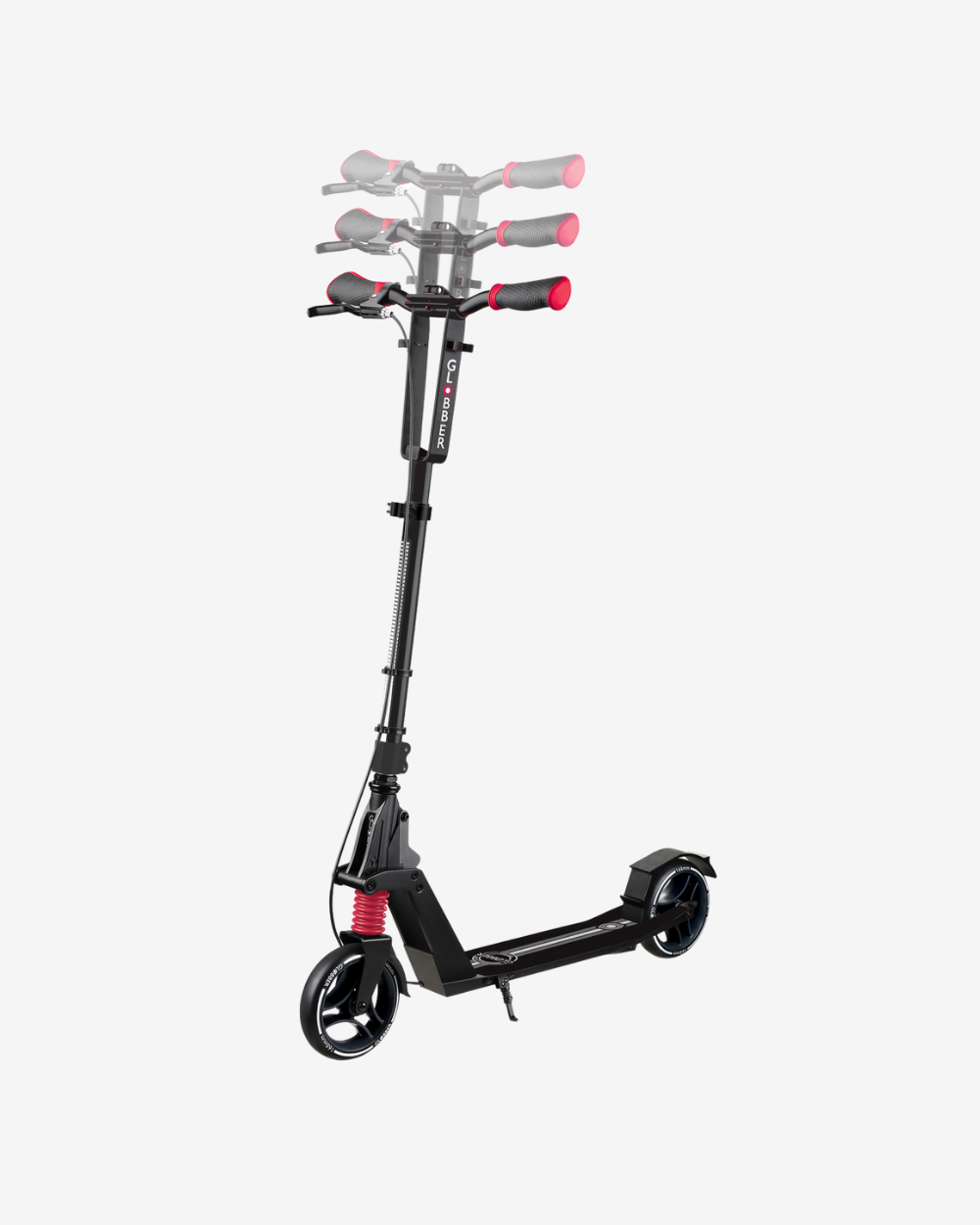 Globber ONE K165 BR Scooter | Black / Red