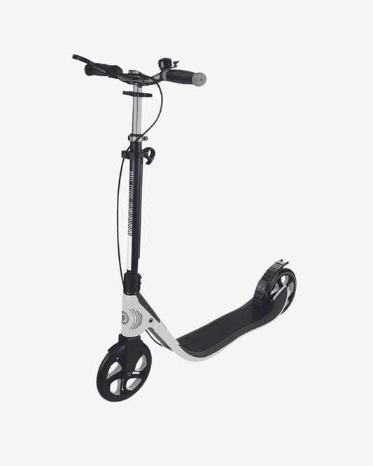 Globber ONE NL 205 Deluxe Adult Scooter | White / Grey