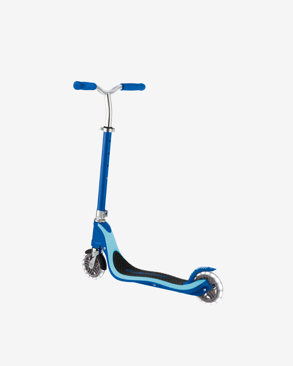 Globber Flow 125 Scooter with Light Up Wheels | Navy Blue