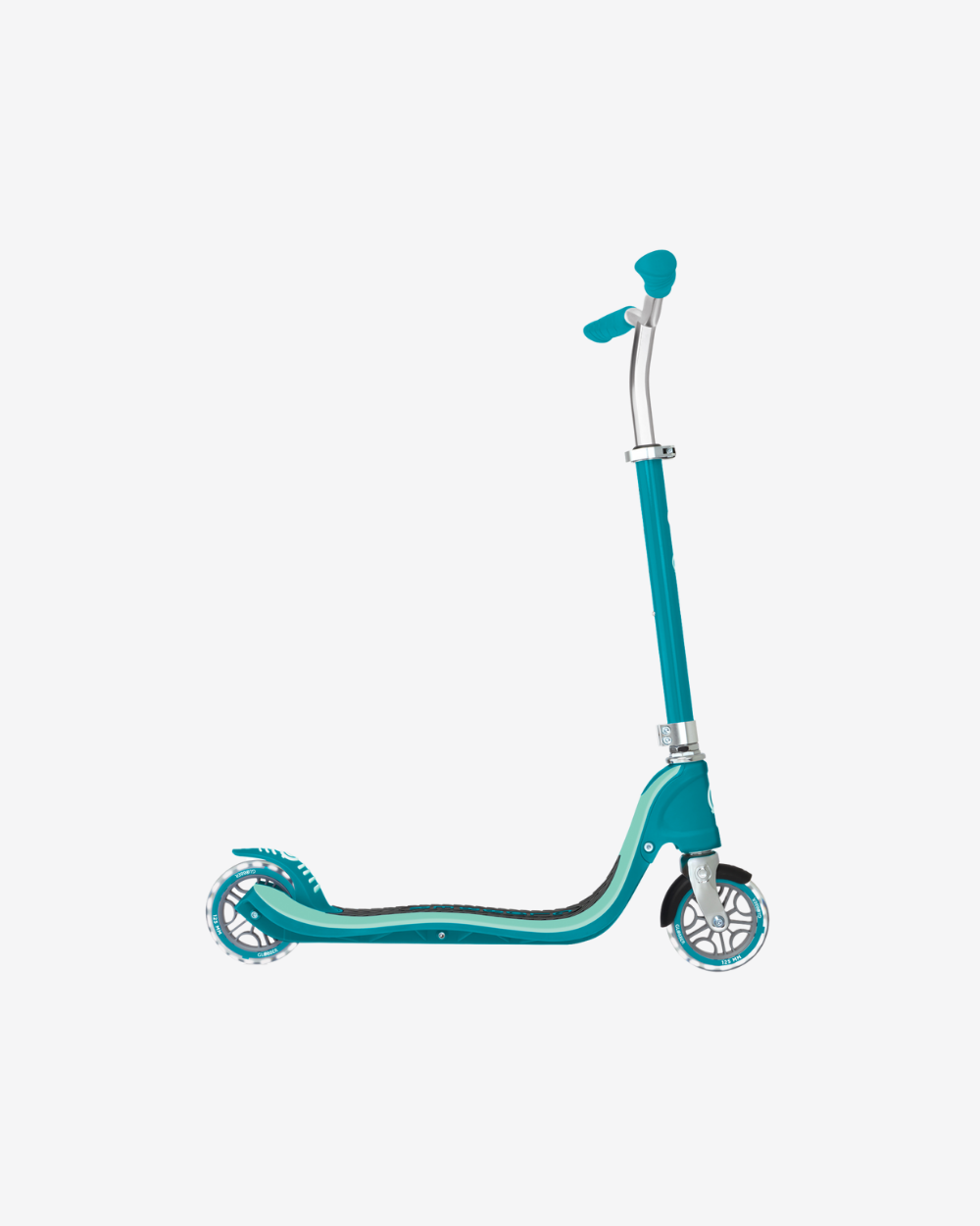 Globber Flow 125 Scooter with Light Up Wheels | Teal