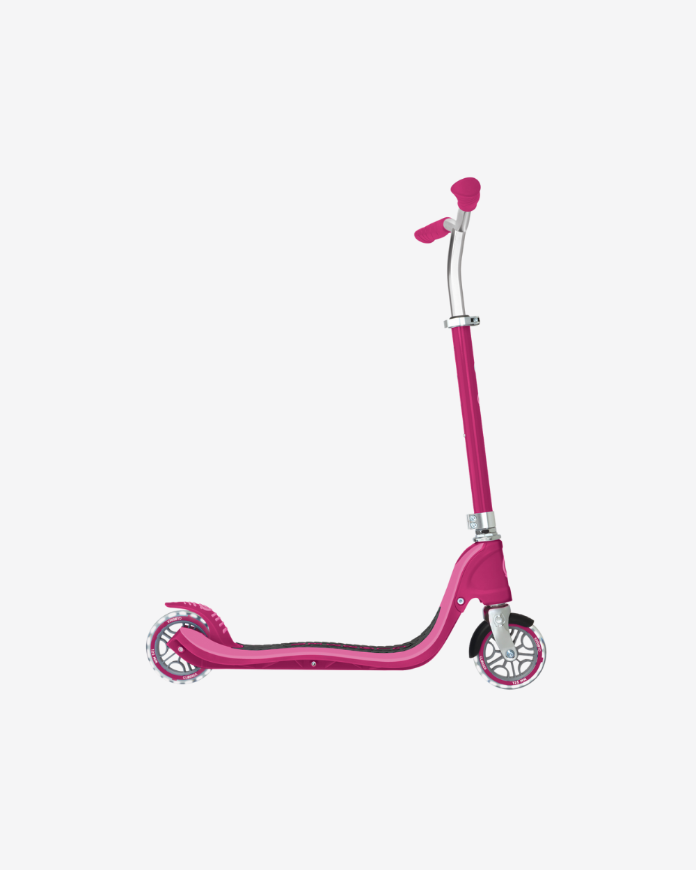 Globber Flow 125 Scooter with Light Up Wheels | Ruby