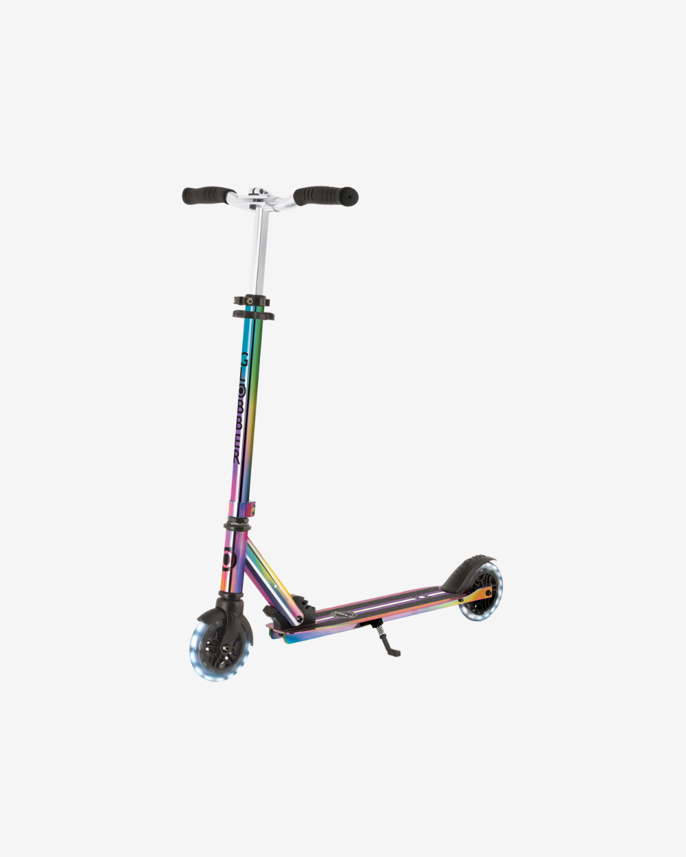 Globber Flow Element Foldable Kids Scooter with Lights | Neochrome