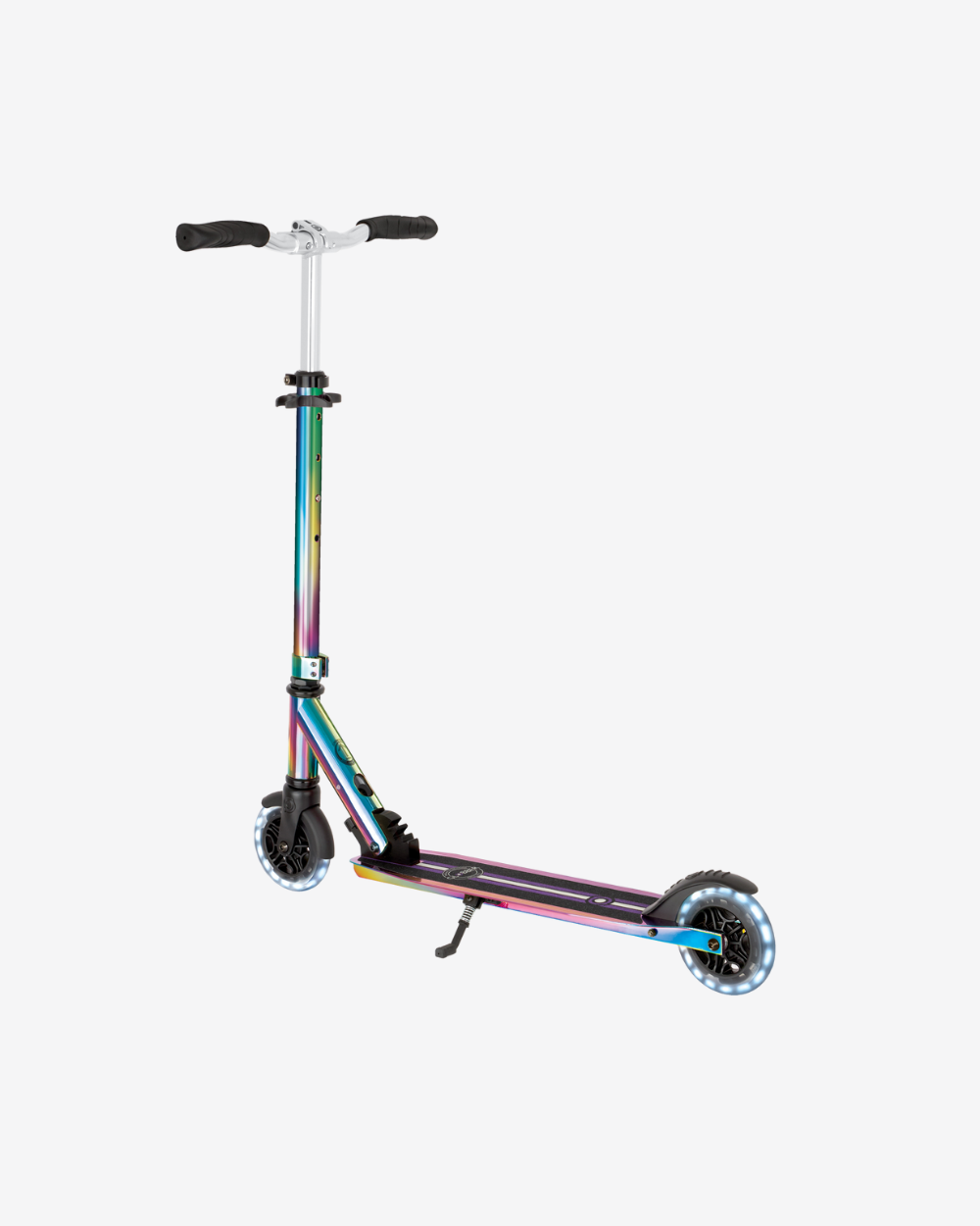Globber Flow Element Foldable Kids Scooter with Lights | Neochrome
