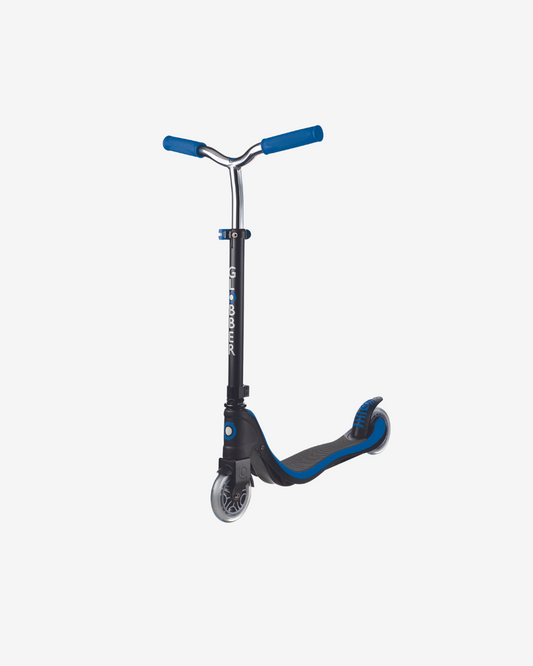 Globber Flow 125 Scooter | Black / Navy Blue