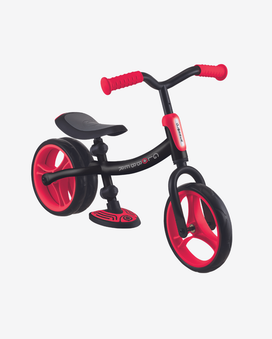 Globber GO BIKE DUO Balance Bike | Black / Red