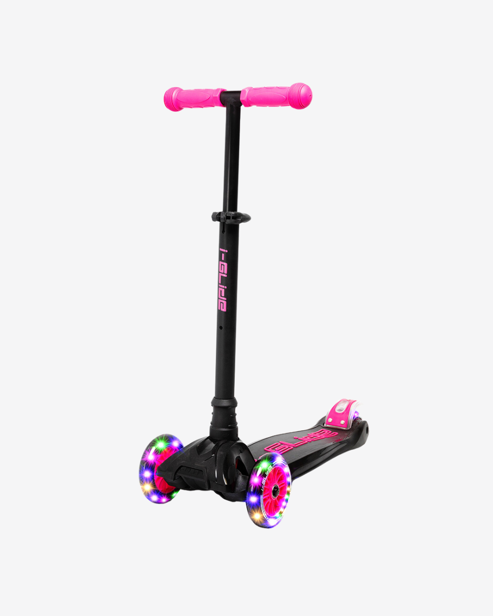 I-GLIDE 3 Wheel Kids Scooter | Black/Pink