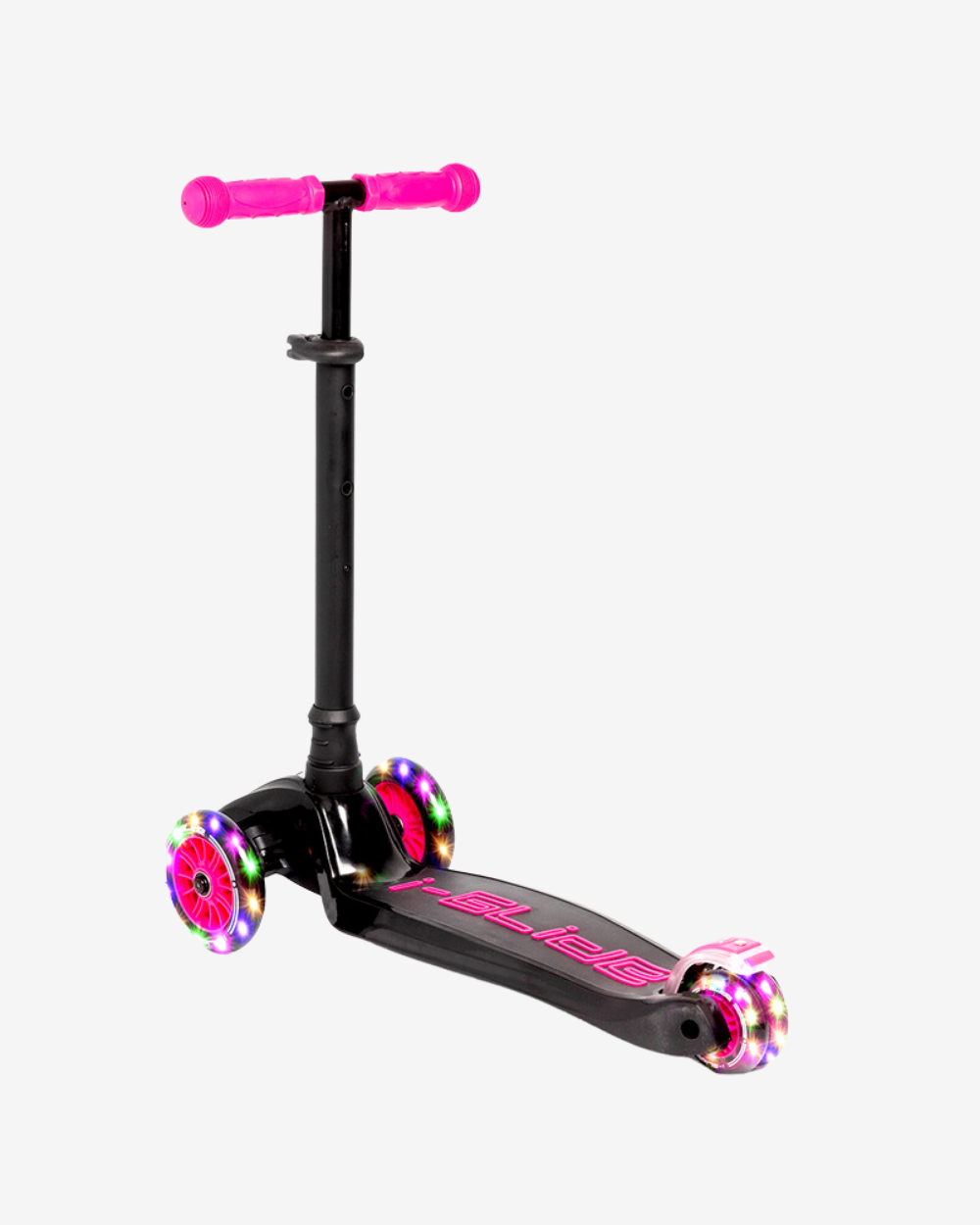 I-GLIDE 3 Wheel Kids Scooter | Black/Pink