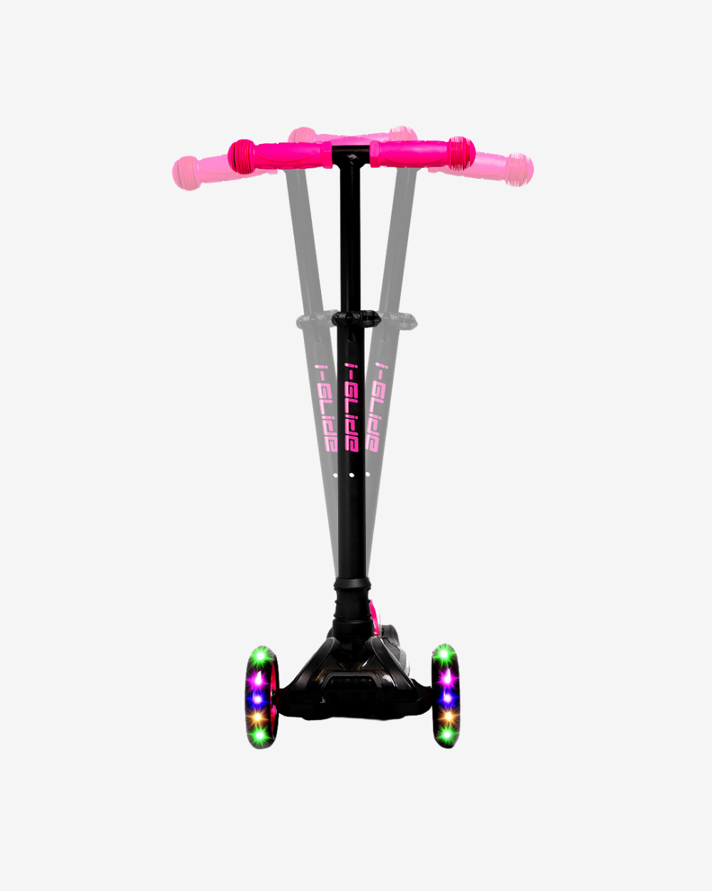 I-GLIDE 3 Wheel Kids Scooter | Black/Pink