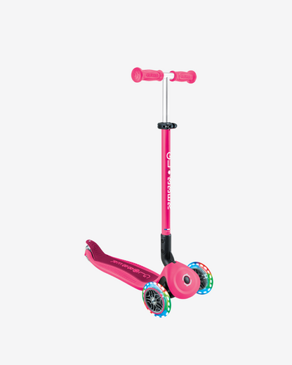 Globber GO UP Active with Lights | Fuchsia / Dark Pink