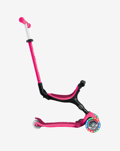 Globber GO UP Active with Lights | Fuchsia / Dark Pink