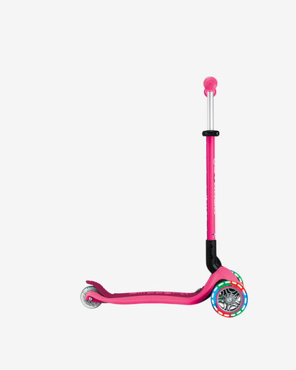 Globber GO UP Active with Lights | Fuchsia / Dark Pink