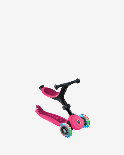 Globber GO UP Active with Lights | Fuchsia / Dark Pink