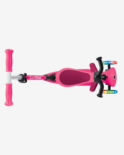 Globber GO UP Active with Lights | Fuchsia / Dark Pink