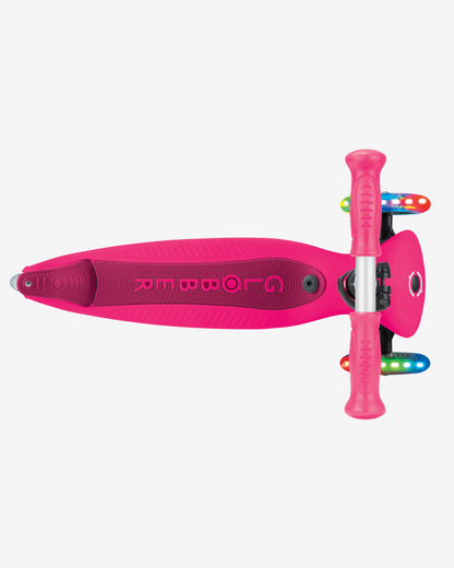 Globber GO UP Active with Lights | Fuchsia / Dark Pink