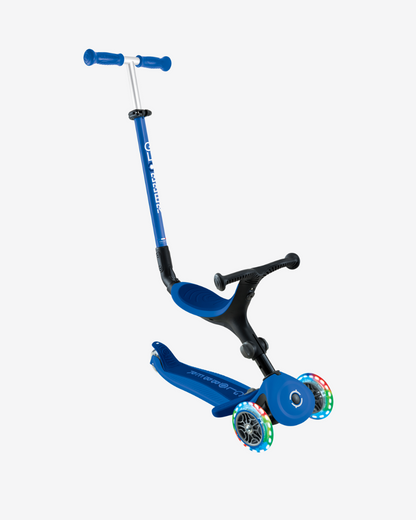 Globber GO UP Active with Lights | Navy Blue / Dark Blue