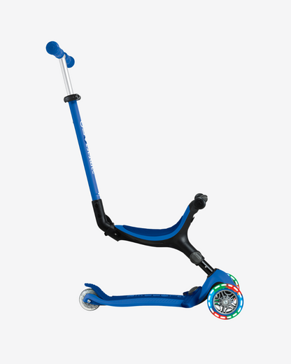 Globber GO UP Active with Lights | Navy Blue / Dark Blue