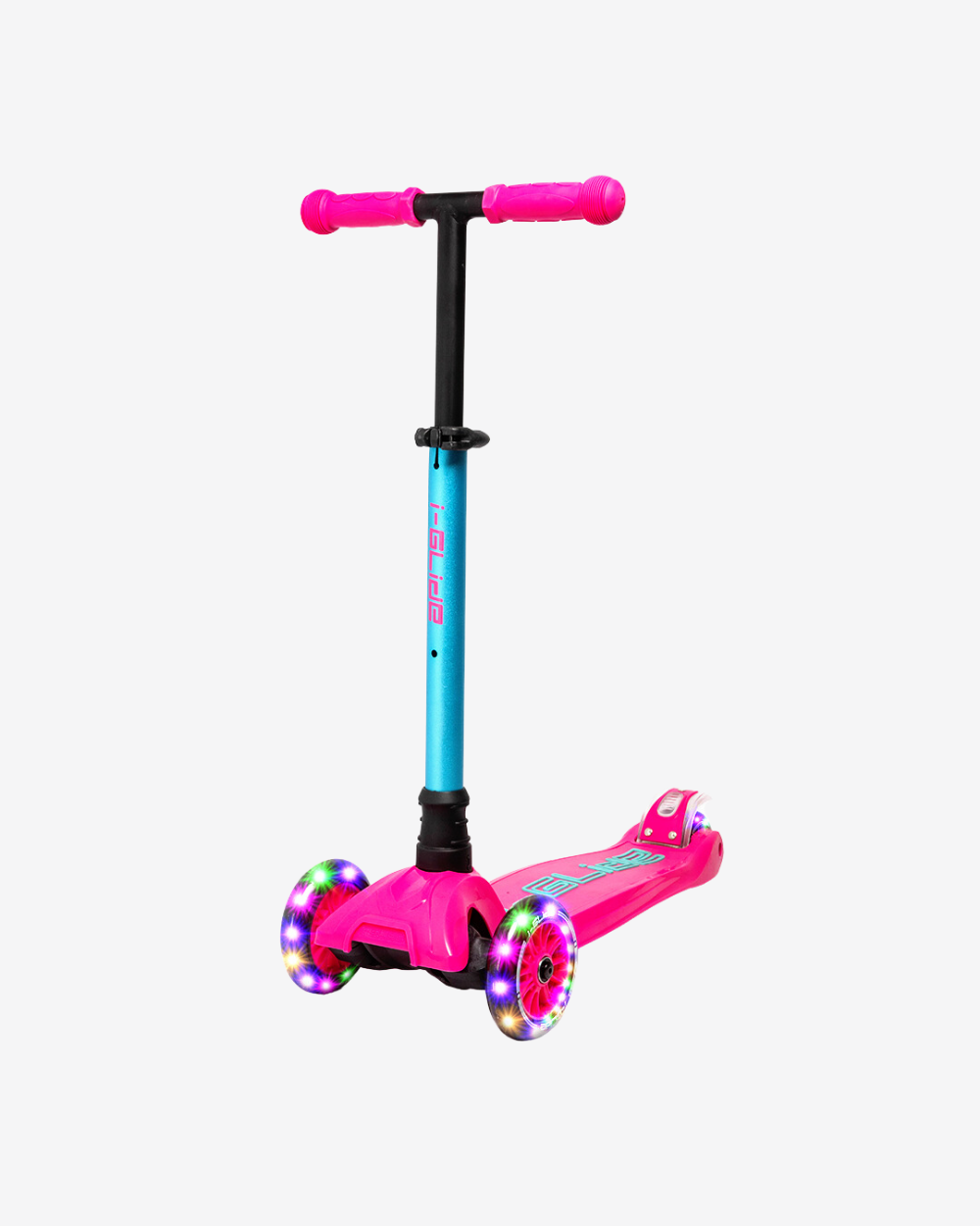 I-GLIDE 3 Wheel Kids Scooter | Pink/Aqua