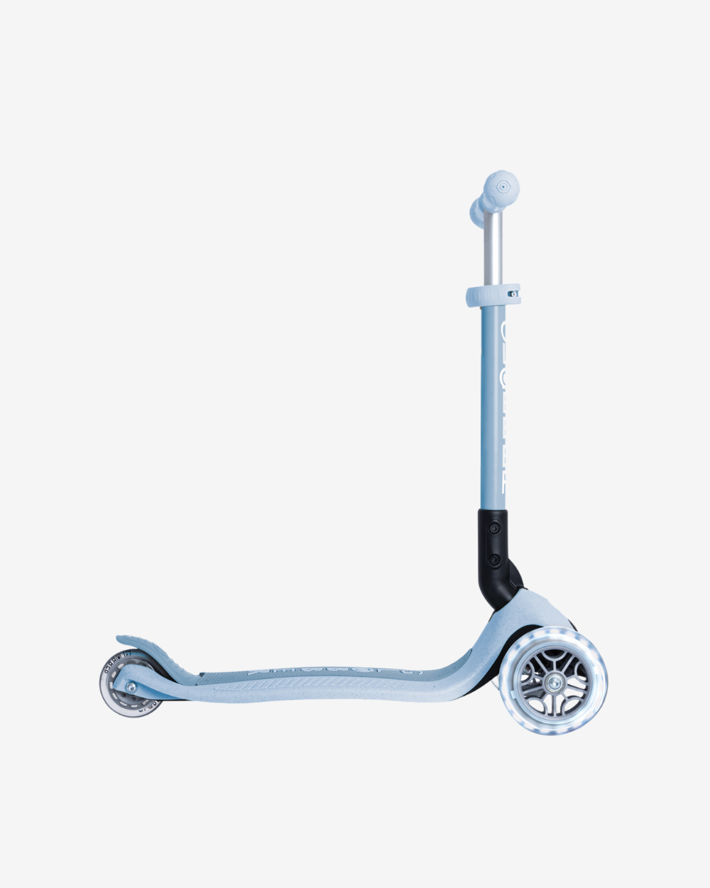 Globber Ecologic Junior Foldable 3 Wheel Scooter with Lights | Blueberry