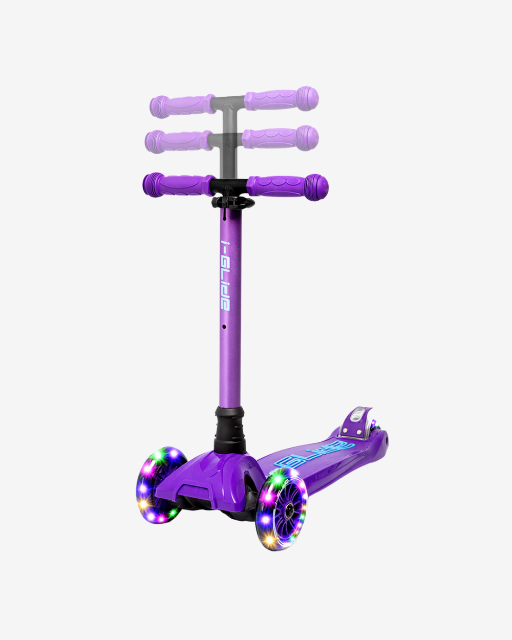 I-GLIDE 3 Wheel Kids Scooter | Purple/Blue