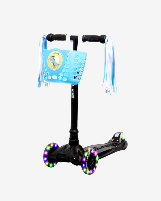 I-Glide 3 Wheel Scooter Basket Pack | Black