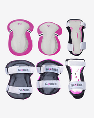 Globber Junior Protective Pad Set | Deep Pink