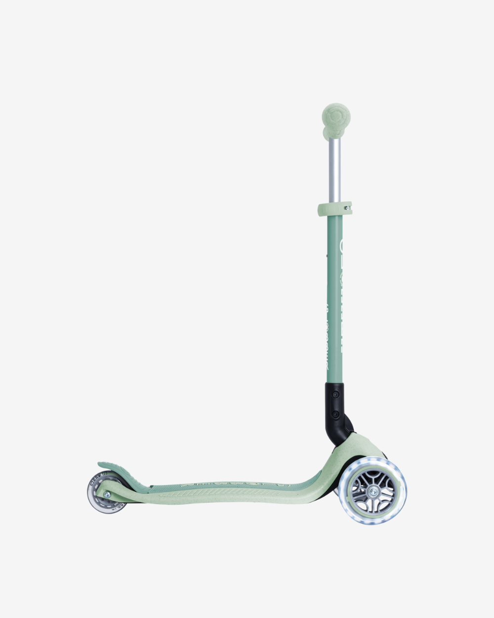 Globber Ecologic Primo Foldable 3 Wheel Scooter with Lights | Pistachio