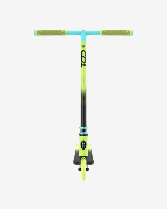 Core CD1 Complete Stunt Scooter | Lime / Blue – Scooter Barn