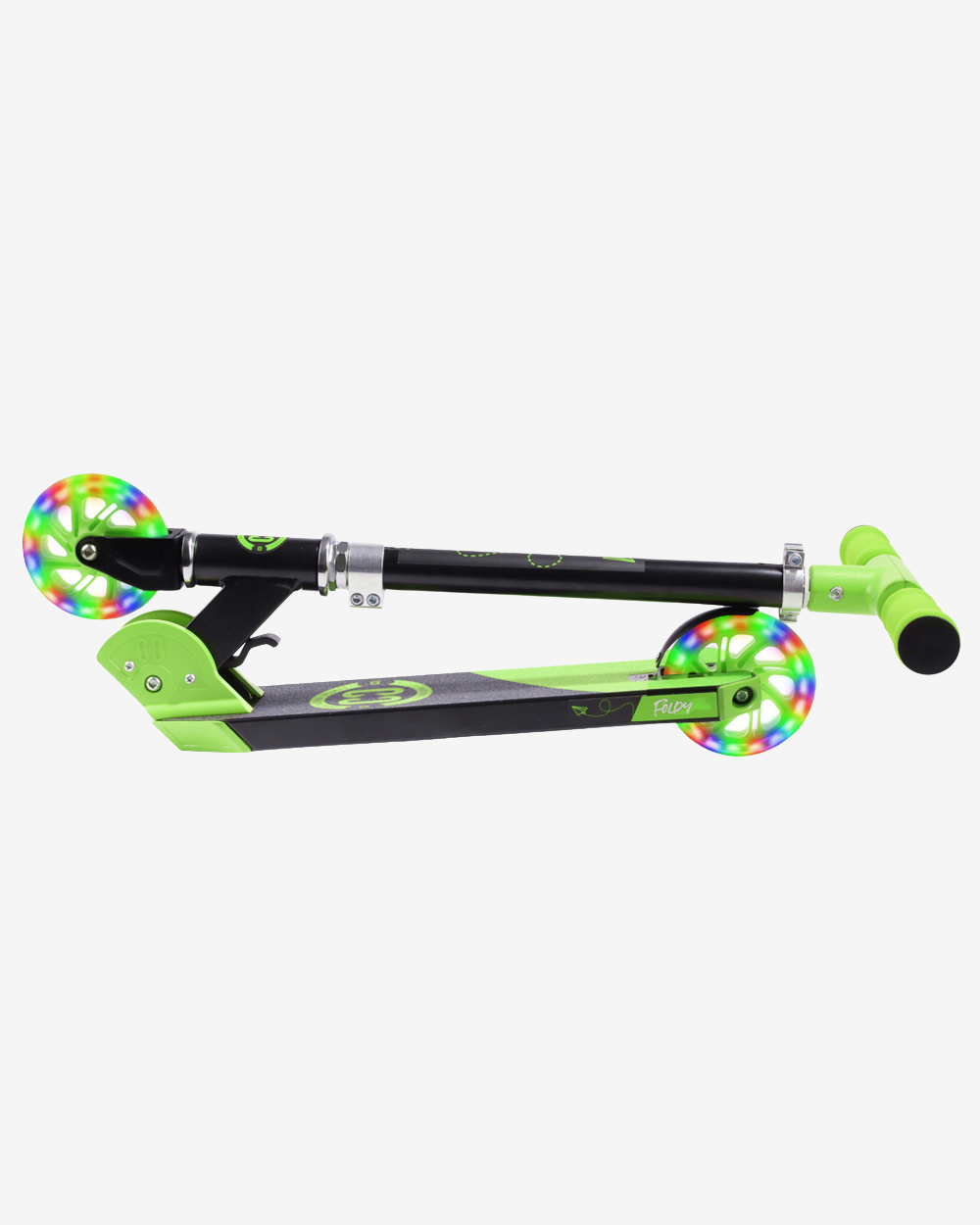Core Kids Foldy Scooter | Green with LED wheels
