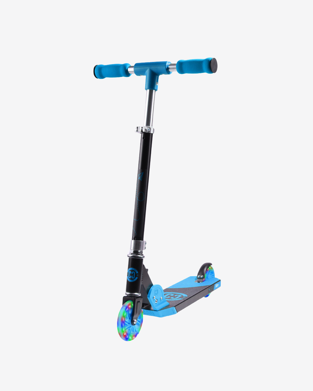 Core Kids Foldy Scooter | Blue with LED wheels